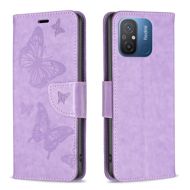 Embossing Two Butterflies Pattern Leather Phone Case, For vivo Y02 4G, For Xiaomi Redmi 12C, For Xiaomi Redmi K60 / K60 Pro, For Xiaomi Redmi Note 12 Pro+ Global, For Xiaomi Redmi Note 12 Pro 5G Global, For Xiaomi Redmi Note 12 Global