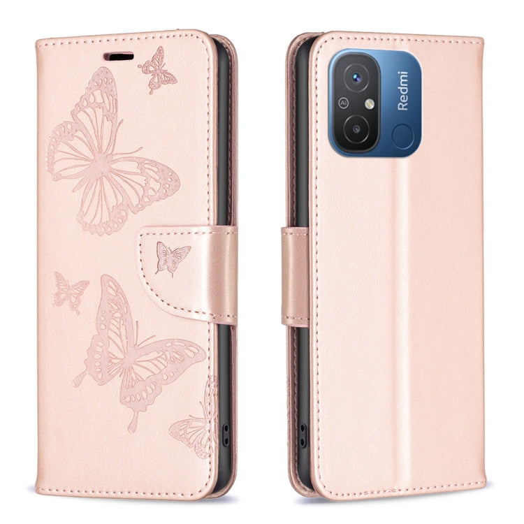 Embossing Two Butterflies Pattern Leather Phone Case, For vivo Y02 4G, For Xiaomi Redmi 12C, For Xiaomi Redmi K60 / K60 Pro, For Xiaomi Redmi Note 12 Pro+ Global, For Xiaomi Redmi Note 12 Pro 5G Global, For Xiaomi Redmi Note 12 Global