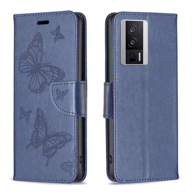 Embossing Two Butterflies Pattern Leather Phone Case, For vivo Y02 4G, For Xiaomi Redmi 12C, For Xiaomi Redmi K60 / K60 Pro, For Xiaomi Redmi Note 12 Pro+ Global, For Xiaomi Redmi Note 12 Pro 5G Global, For Xiaomi Redmi Note 12 Global
