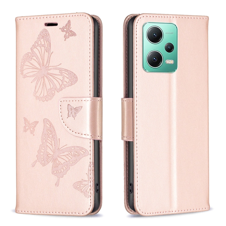 Embossing Two Butterflies Pattern Leather Phone Case, For vivo Y02 4G, For Xiaomi Redmi 12C, For Xiaomi Redmi K60 / K60 Pro, For Xiaomi Redmi Note 12 Pro+ Global, For Xiaomi Redmi Note 12 Pro 5G Global, For Xiaomi Redmi Note 12 Global