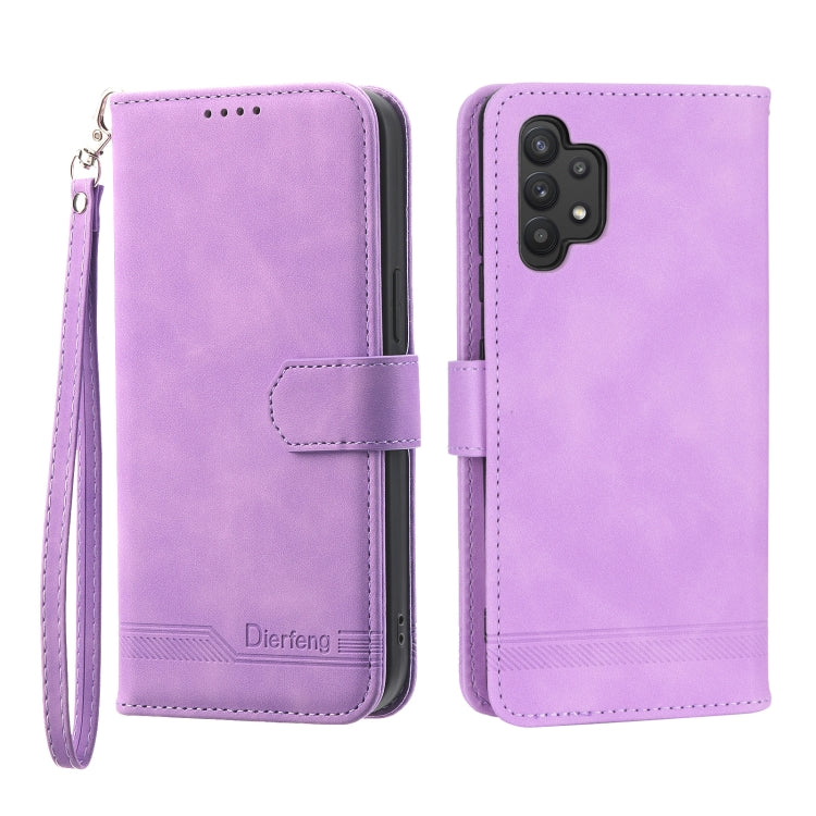 Dierfeng Dream Line TPU + PU Leather Phone Case, For Samsung Galaxy A51 4G, For Samsung Galaxy A71 4G, For Samsung Galaxy A12 5G, For Samsung Galaxy A32 4G, For Samsung Galaxy A32 5G, For Samsung Galaxy A52 5G / 4G, For Samsung Galaxy A72 5G / 4G      ...