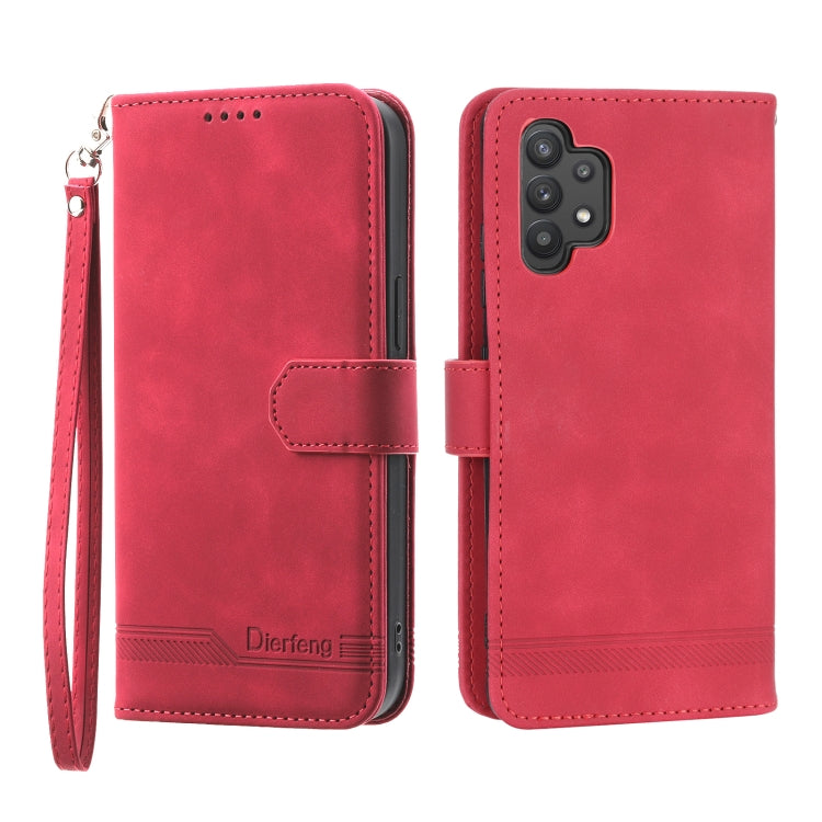 Dierfeng Dream Line TPU + PU Leather Phone Case, For Samsung Galaxy A51 4G, For Samsung Galaxy A71 4G, For Samsung Galaxy A12 5G, For Samsung Galaxy A32 4G, For Samsung Galaxy A32 5G, For Samsung Galaxy A52 5G / 4G, For Samsung Galaxy A72 5G / 4G      ...
