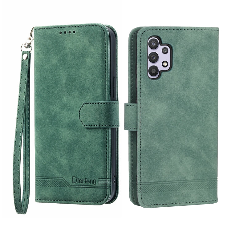 Dierfeng Dream Line TPU + PU Leather Phone Case, For Samsung Galaxy A51 4G, For Samsung Galaxy A71 4G, For Samsung Galaxy A12 5G, For Samsung Galaxy A32 4G, For Samsung Galaxy A32 5G, For Samsung Galaxy A52 5G / 4G, For Samsung Galaxy A72 5G / 4G      ...