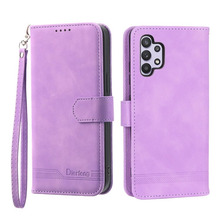 Dierfeng Dream Line TPU + PU Leather Phone Case, For Samsung Galaxy A51 4G, For Samsung Galaxy A71 4G, For Samsung Galaxy A12 5G, For Samsung Galaxy A32 4G, For Samsung Galaxy A32 5G, For Samsung Galaxy A52 5G / 4G, For Samsung Galaxy A72 5G / 4G      ...