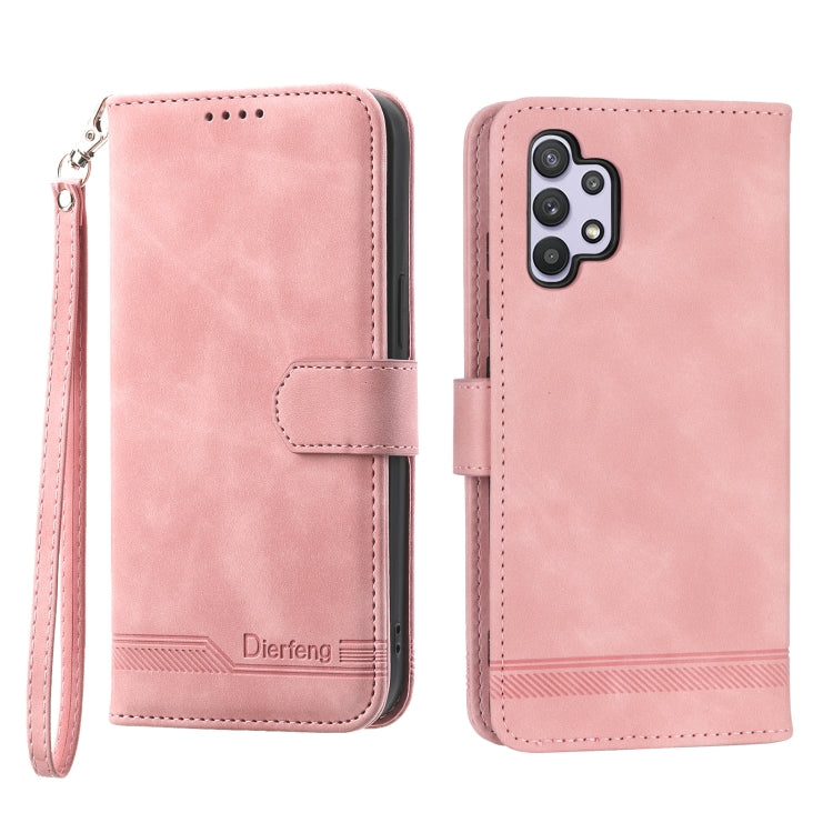 Dierfeng Dream Line TPU + PU Leather Phone Case, For Samsung Galaxy A51 4G, For Samsung Galaxy A71 4G, For Samsung Galaxy A12 5G, For Samsung Galaxy A32 4G, For Samsung Galaxy A32 5G, For Samsung Galaxy A52 5G / 4G, For Samsung Galaxy A72 5G / 4G      ...
