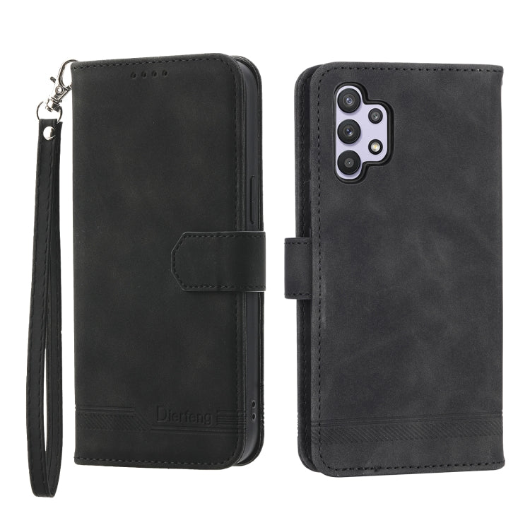 Dierfeng Dream Line TPU + PU Leather Phone Case, For Samsung Galaxy A51 4G, For Samsung Galaxy A71 4G, For Samsung Galaxy A12 5G, For Samsung Galaxy A32 4G, For Samsung Galaxy A32 5G, For Samsung Galaxy A52 5G / 4G, For Samsung Galaxy A72 5G / 4G      ...