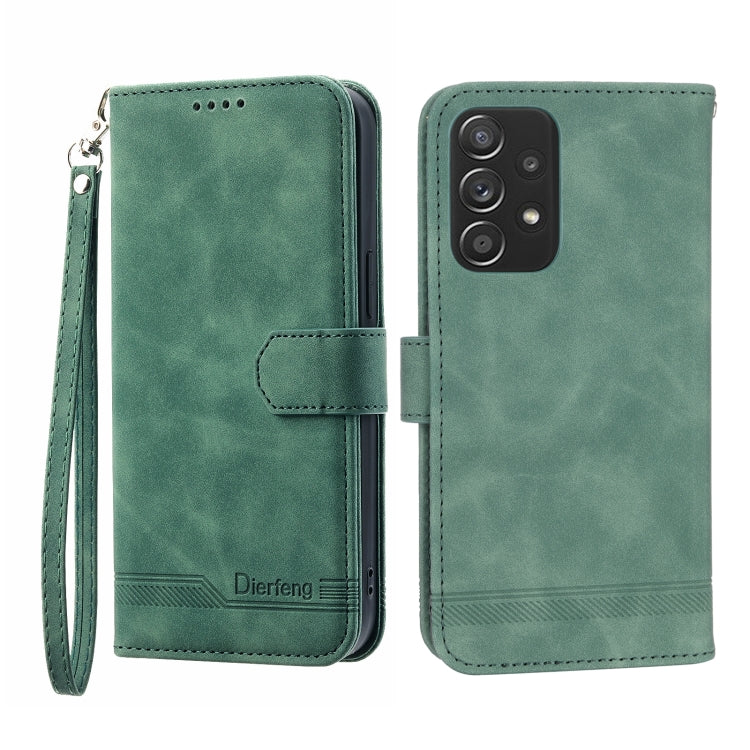 Dierfeng Dream Line TPU + PU Leather Phone Case, For Samsung Galaxy A51 4G, For Samsung Galaxy A71 4G, For Samsung Galaxy A12 5G, For Samsung Galaxy A32 4G, For Samsung Galaxy A32 5G, For Samsung Galaxy A52 5G / 4G, For Samsung Galaxy A72 5G / 4G      ...