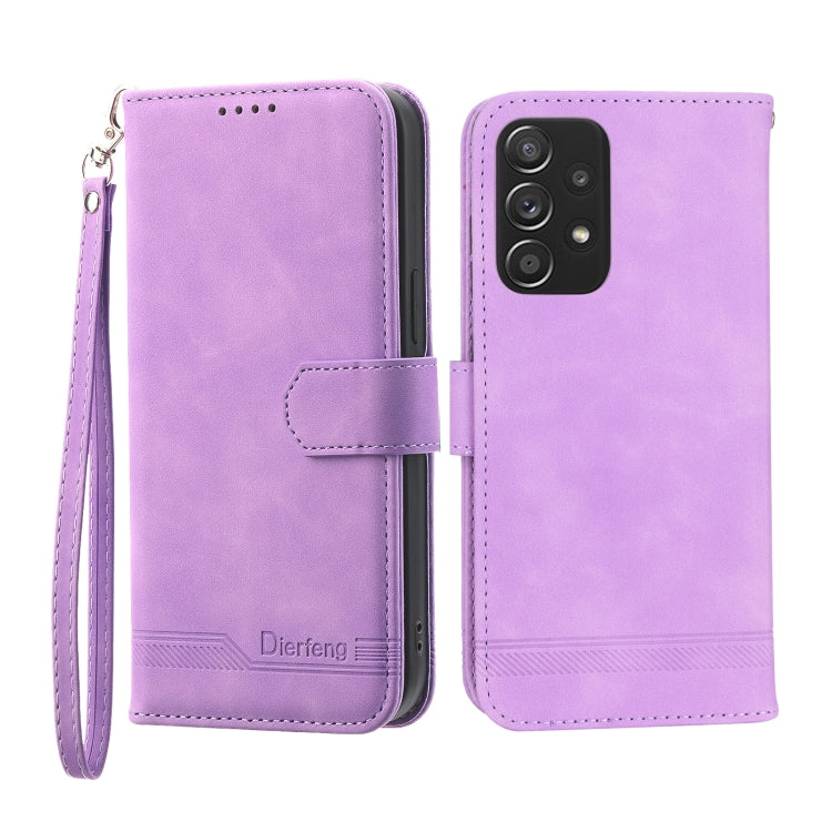 Dierfeng Dream Line TPU + PU Leather Phone Case, For Samsung Galaxy A51 4G, For Samsung Galaxy A71 4G, For Samsung Galaxy A12 5G, For Samsung Galaxy A32 4G, For Samsung Galaxy A32 5G, For Samsung Galaxy A52 5G / 4G, For Samsung Galaxy A72 5G / 4G      ...