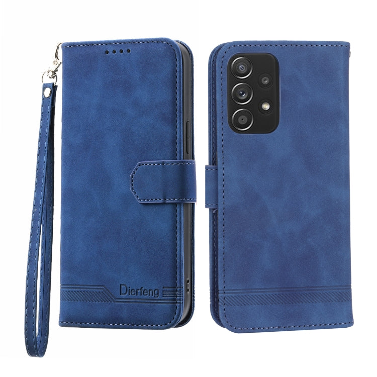 Dierfeng Dream Line TPU + PU Leather Phone Case, For Samsung Galaxy A51 4G, For Samsung Galaxy A71 4G, For Samsung Galaxy A12 5G, For Samsung Galaxy A32 4G, For Samsung Galaxy A32 5G, For Samsung Galaxy A52 5G / 4G, For Samsung Galaxy A72 5G / 4G      ...