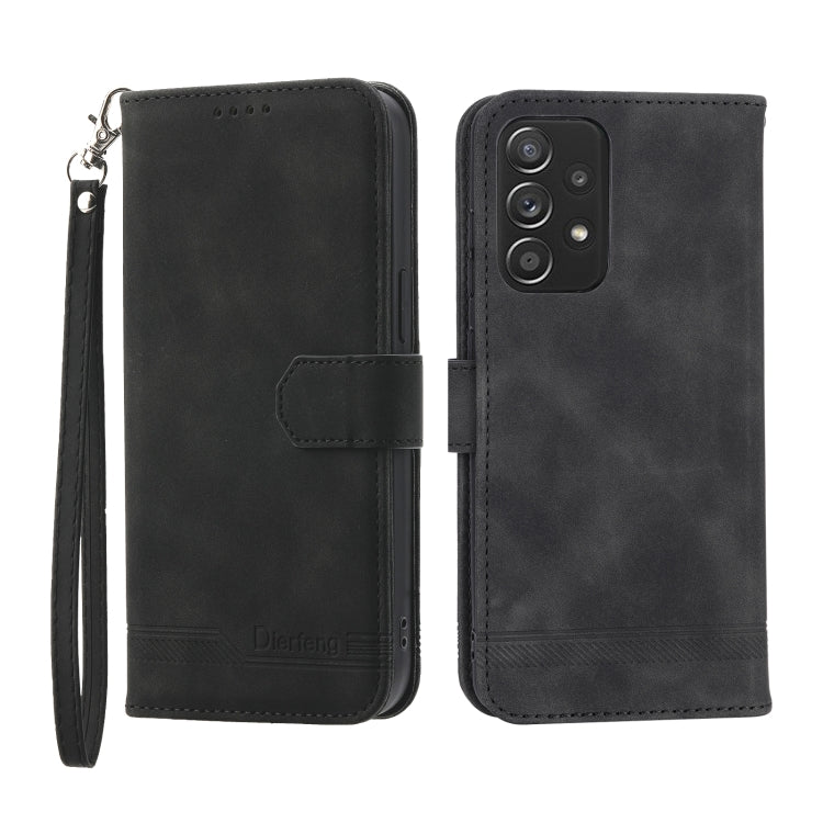 Dierfeng Dream Line TPU + PU Leather Phone Case, For Samsung Galaxy A51 4G, For Samsung Galaxy A71 4G, For Samsung Galaxy A12 5G, For Samsung Galaxy A32 4G, For Samsung Galaxy A32 5G, For Samsung Galaxy A52 5G / 4G, For Samsung Galaxy A72 5G / 4G      ...