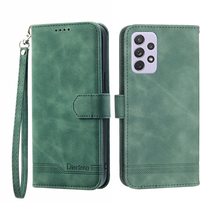 Dierfeng Dream Line TPU + PU Leather Phone Case, For Samsung Galaxy A51 4G, For Samsung Galaxy A71 4G, For Samsung Galaxy A12 5G, For Samsung Galaxy A32 4G, For Samsung Galaxy A32 5G, For Samsung Galaxy A52 5G / 4G, For Samsung Galaxy A72 5G / 4G      ...