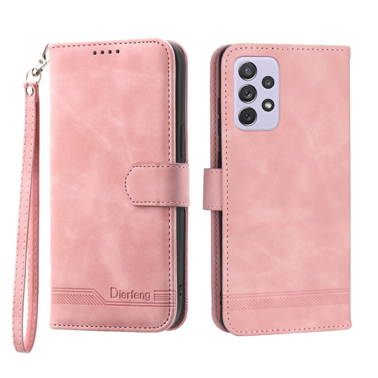 Dierfeng Dream Line TPU + PU Leather Phone Case, For Samsung Galaxy A51 4G, For Samsung Galaxy A71 4G, For Samsung Galaxy A12 5G, For Samsung Galaxy A32 4G, For Samsung Galaxy A32 5G, For Samsung Galaxy A52 5G / 4G, For Samsung Galaxy A72 5G / 4G      ...