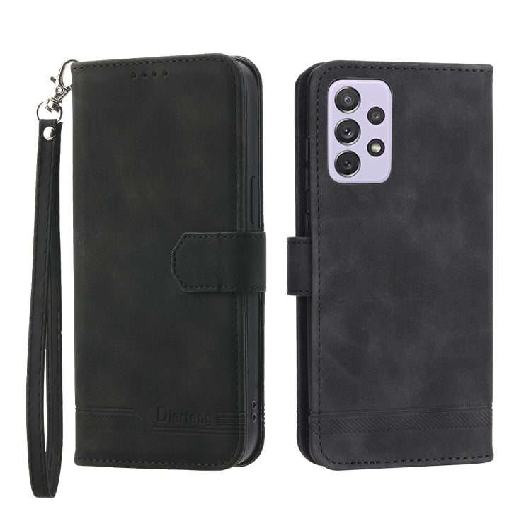 Dierfeng Dream Line TPU + PU Leather Phone Case, For Samsung Galaxy A51 4G, For Samsung Galaxy A71 4G, For Samsung Galaxy A12 5G, For Samsung Galaxy A32 4G, For Samsung Galaxy A32 5G, For Samsung Galaxy A52 5G / 4G, For Samsung Galaxy A72 5G / 4G      ...