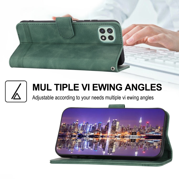 Dierfeng Dream Line TPU + PU Leather Phone Case, For Samsung Galaxy A22 5G, For Samsung Galaxy A03s 164mm, For Samsung Galaxy A03s 166mm, For Samsung Galaxy A03s US Version, For Samsung Galaxy A13, For Samsung Galaxy A53, For Samsung Galaxy A73        ...