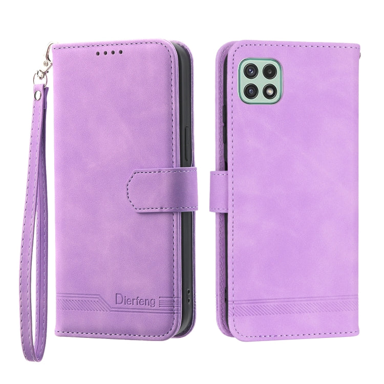 Dierfeng Dream Line TPU + PU Leather Phone Case, For Samsung Galaxy A22 5G, For Samsung Galaxy A03s 164mm, For Samsung Galaxy A03s 166mm, For Samsung Galaxy A03s US Version, For Samsung Galaxy A13, For Samsung Galaxy A53, For Samsung Galaxy A73        ...