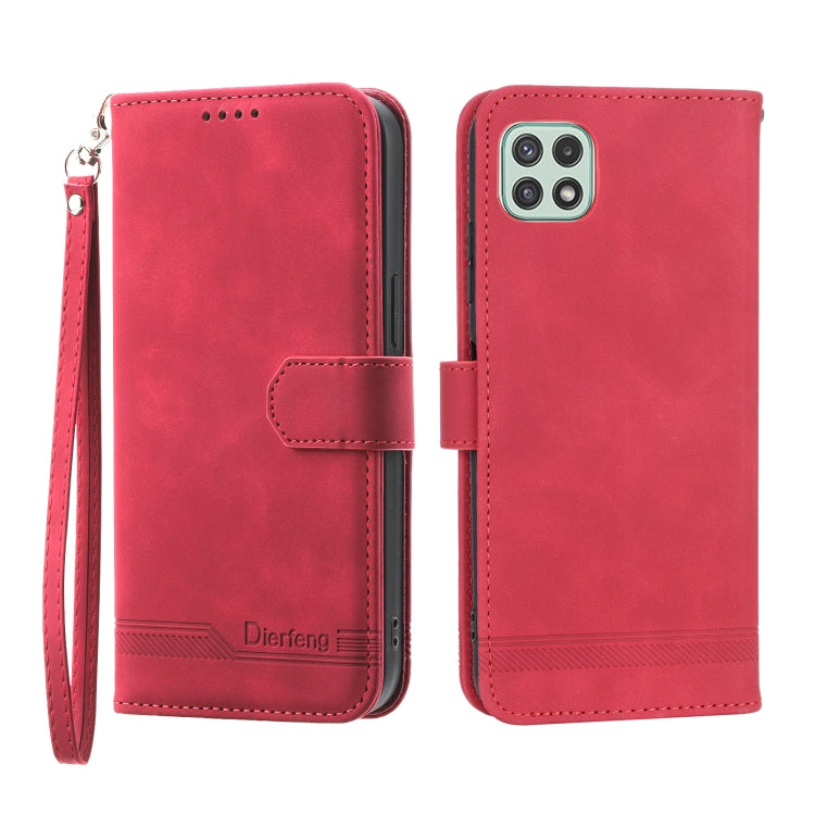 Dierfeng Dream Line TPU + PU Leather Phone Case, For Samsung Galaxy A22 5G, For Samsung Galaxy A03s 164mm, For Samsung Galaxy A03s 166mm, For Samsung Galaxy A03s US Version, For Samsung Galaxy A13, For Samsung Galaxy A53, For Samsung Galaxy A73        ...
