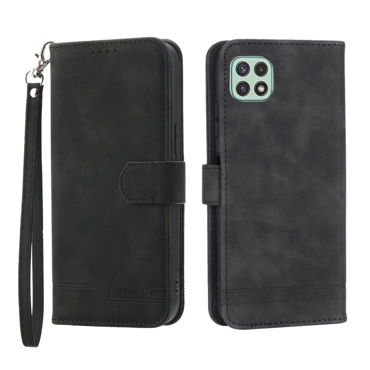 Dierfeng Dream Line TPU + PU Leather Phone Case, For Samsung Galaxy A22 5G, For Samsung Galaxy A03s 164mm, For Samsung Galaxy A03s 166mm, For Samsung Galaxy A03s US Version, For Samsung Galaxy A13, For Samsung Galaxy A53, For Samsung Galaxy A73        ...