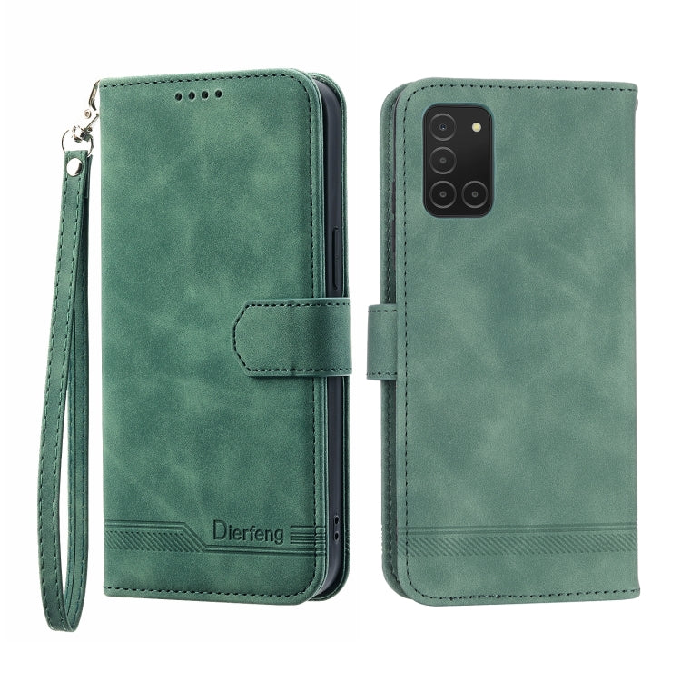 Dierfeng Dream Line TPU + PU Leather Phone Case, For Samsung Galaxy A22 5G, For Samsung Galaxy A03s 164mm, For Samsung Galaxy A03s 166mm, For Samsung Galaxy A03s US Version, For Samsung Galaxy A13, For Samsung Galaxy A53, For Samsung Galaxy A73        ...