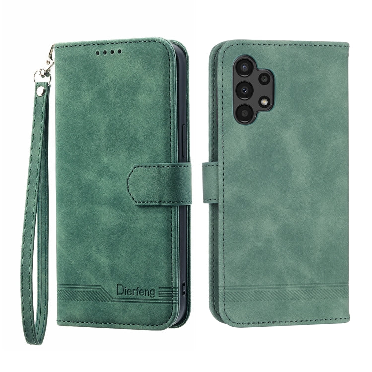 Dierfeng Dream Line TPU + PU Leather Phone Case, For Samsung Galaxy A22 5G, For Samsung Galaxy A03s 164mm, For Samsung Galaxy A03s 166mm, For Samsung Galaxy A03s US Version, For Samsung Galaxy A13, For Samsung Galaxy A53, For Samsung Galaxy A73        ...