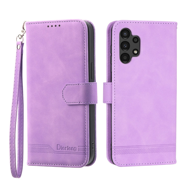 Dierfeng Dream Line TPU + PU Leather Phone Case, For Samsung Galaxy A22 5G, For Samsung Galaxy A03s 164mm, For Samsung Galaxy A03s 166mm, For Samsung Galaxy A03s US Version, For Samsung Galaxy A13, For Samsung Galaxy A53, For Samsung Galaxy A73        ...