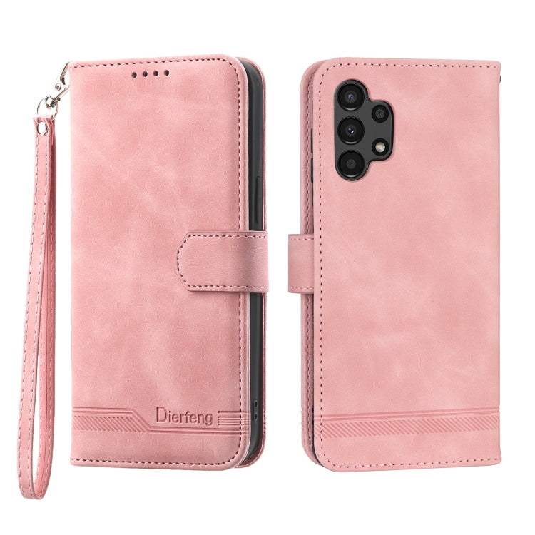 Dierfeng Dream Line TPU + PU Leather Phone Case, For Samsung Galaxy A22 5G, For Samsung Galaxy A03s 164mm, For Samsung Galaxy A03s 166mm, For Samsung Galaxy A03s US Version, For Samsung Galaxy A13, For Samsung Galaxy A53, For Samsung Galaxy A73        ...
