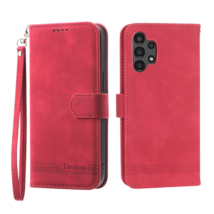 Dierfeng Dream Line TPU + PU Leather Phone Case, For Samsung Galaxy A22 5G, For Samsung Galaxy A03s 164mm, For Samsung Galaxy A03s 166mm, For Samsung Galaxy A03s US Version, For Samsung Galaxy A13, For Samsung Galaxy A53, For Samsung Galaxy A73        ...