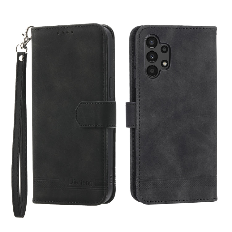 Dierfeng Dream Line TPU + PU Leather Phone Case, For Samsung Galaxy A22 5G, For Samsung Galaxy A03s 164mm, For Samsung Galaxy A03s 166mm, For Samsung Galaxy A03s US Version, For Samsung Galaxy A13, For Samsung Galaxy A53, For Samsung Galaxy A73        ...