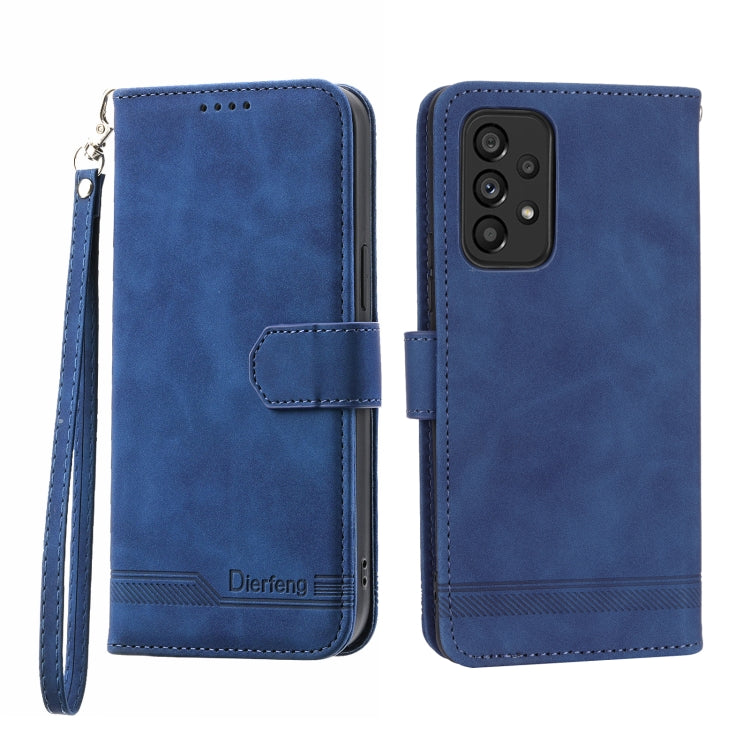 Dierfeng Dream Line TPU + PU Leather Phone Case, For Samsung Galaxy A22 5G, For Samsung Galaxy A03s 164mm, For Samsung Galaxy A03s 166mm, For Samsung Galaxy A03s US Version, For Samsung Galaxy A13, For Samsung Galaxy A53, For Samsung Galaxy A73        ...