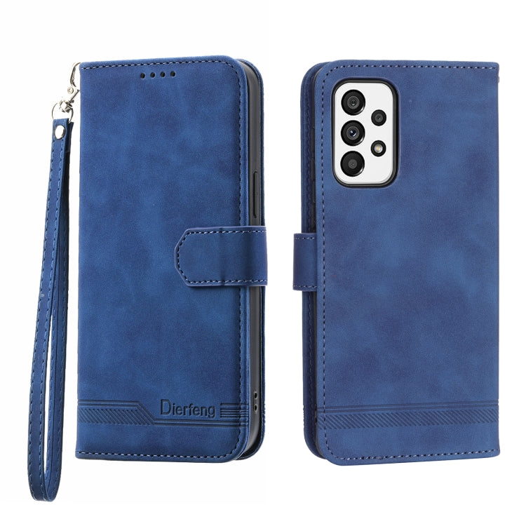 Dierfeng Dream Line TPU + PU Leather Phone Case, For Samsung Galaxy A22 5G, For Samsung Galaxy A03s 164mm, For Samsung Galaxy A03s 166mm, For Samsung Galaxy A03s US Version, For Samsung Galaxy A13, For Samsung Galaxy A53, For Samsung Galaxy A73        ...