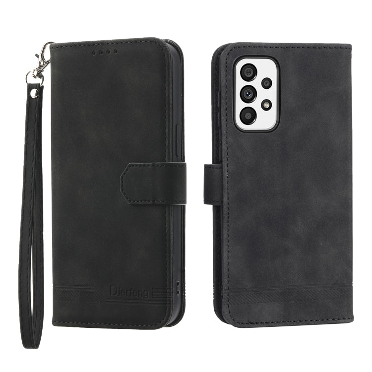 Dierfeng Dream Line TPU + PU Leather Phone Case, For Samsung Galaxy A22 5G, For Samsung Galaxy A03s 164mm, For Samsung Galaxy A03s 166mm, For Samsung Galaxy A03s US Version, For Samsung Galaxy A13, For Samsung Galaxy A53, For Samsung Galaxy A73        ...