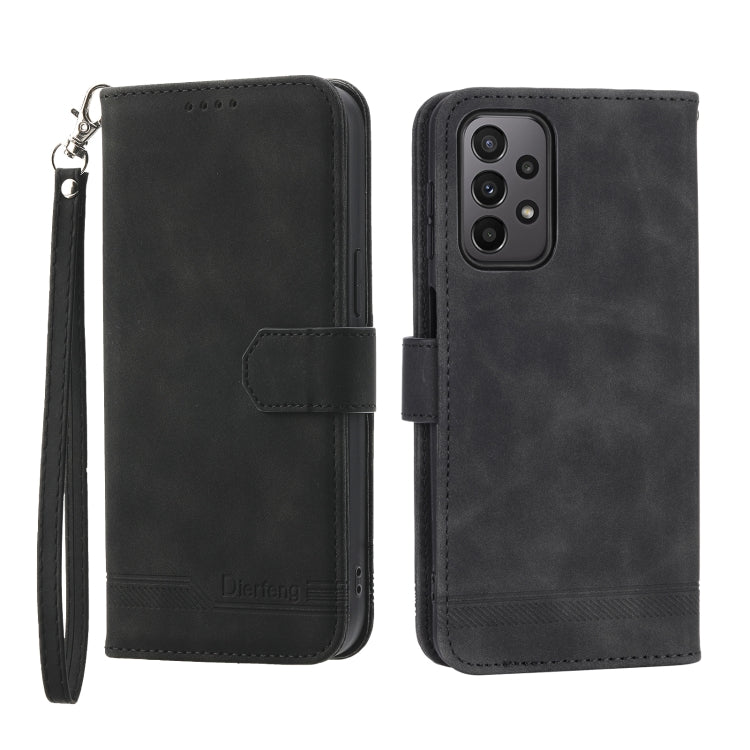Dierfeng Dream Line TPU + PU Leather Phone Case, For Samsung Galaxy A22 5G, For Samsung Galaxy A03s 164mm, For Samsung Galaxy A03s 166mm, For Samsung Galaxy A03s US Version, For Samsung Galaxy A13, For Samsung Galaxy A53, For Samsung Galaxy A73        ...
