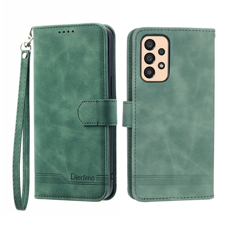 Dierfeng Dream Line TPU + PU Leather Phone Case, For Samsung Galaxy A33, For Samsung Galaxy A22e 5G JP Version, For Samsung Galaxy A14, For Samsung Galaxy A54, For Samsung Galaxy A34, For Samsung Galaxy S20 FE, For Samsung Galaxy S21 5G                ...
