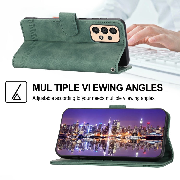 Dierfeng Dream Line TPU + PU Leather Phone Case, For Samsung Galaxy A33, For Samsung Galaxy A22e 5G JP Version, For Samsung Galaxy A14, For Samsung Galaxy A54, For Samsung Galaxy A34, For Samsung Galaxy S20 FE, For Samsung Galaxy S21 5G                ...
