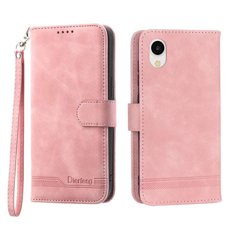 Dierfeng Dream Line TPU + PU Leather Phone Case, For Samsung Galaxy A33, For Samsung Galaxy A22e 5G JP Version, For Samsung Galaxy A14, For Samsung Galaxy A54, For Samsung Galaxy A34, For Samsung Galaxy S20 FE, For Samsung Galaxy S21 5G                ...
