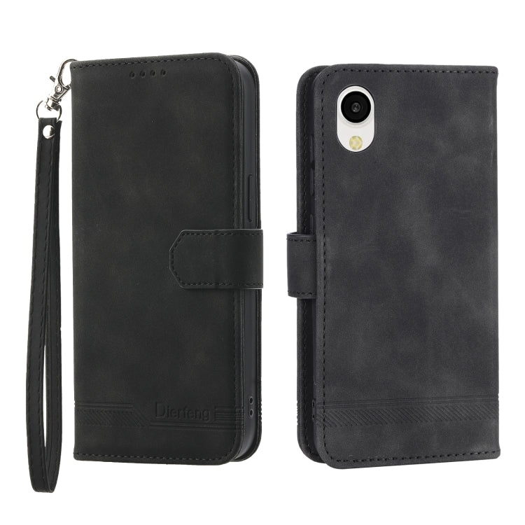 Dierfeng Dream Line TPU + PU Leather Phone Case, For Samsung Galaxy A33, For Samsung Galaxy A22e 5G JP Version, For Samsung Galaxy A14, For Samsung Galaxy A54, For Samsung Galaxy A34, For Samsung Galaxy S20 FE, For Samsung Galaxy S21 5G                ...