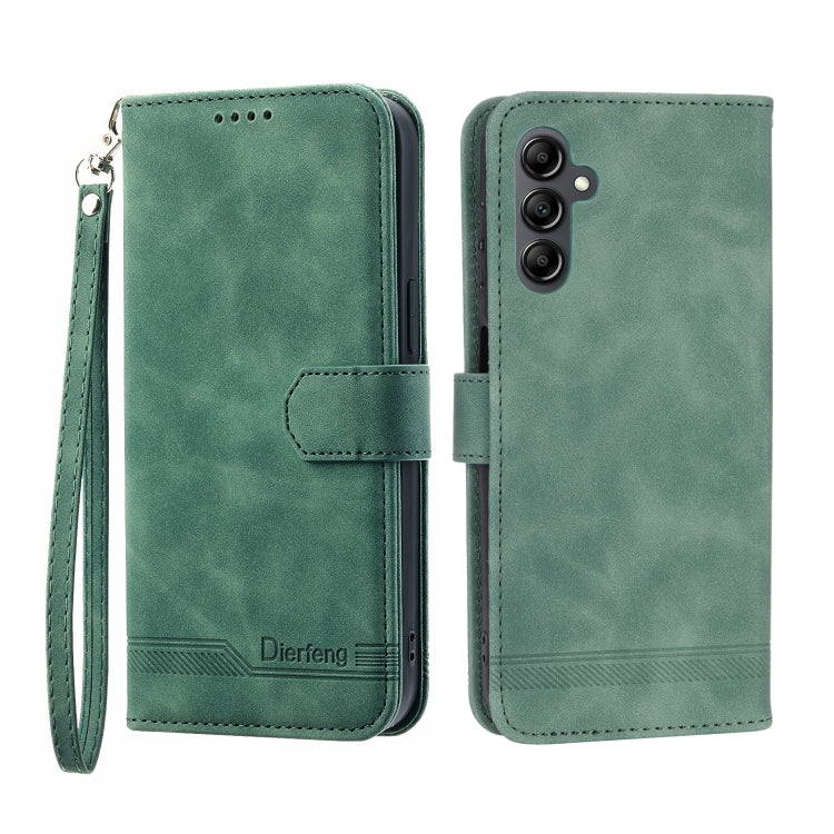 Dierfeng Dream Line TPU + PU Leather Phone Case, For Samsung Galaxy A33, For Samsung Galaxy A22e 5G JP Version, For Samsung Galaxy A14, For Samsung Galaxy A54, For Samsung Galaxy A34, For Samsung Galaxy S20 FE, For Samsung Galaxy S21 5G                ...