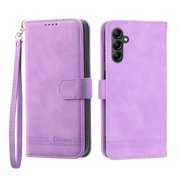 Dierfeng Dream Line TPU + PU Leather Phone Case, For Samsung Galaxy A33, For Samsung Galaxy A22e 5G JP Version, For Samsung Galaxy A14, For Samsung Galaxy A54, For Samsung Galaxy A34, For Samsung Galaxy S20 FE, For Samsung Galaxy S21 5G                ...