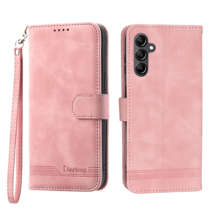 Dierfeng Dream Line TPU + PU Leather Phone Case, For Samsung Galaxy A33, For Samsung Galaxy A22e 5G JP Version, For Samsung Galaxy A14, For Samsung Galaxy A54, For Samsung Galaxy A34, For Samsung Galaxy S20 FE, For Samsung Galaxy S21 5G                ...