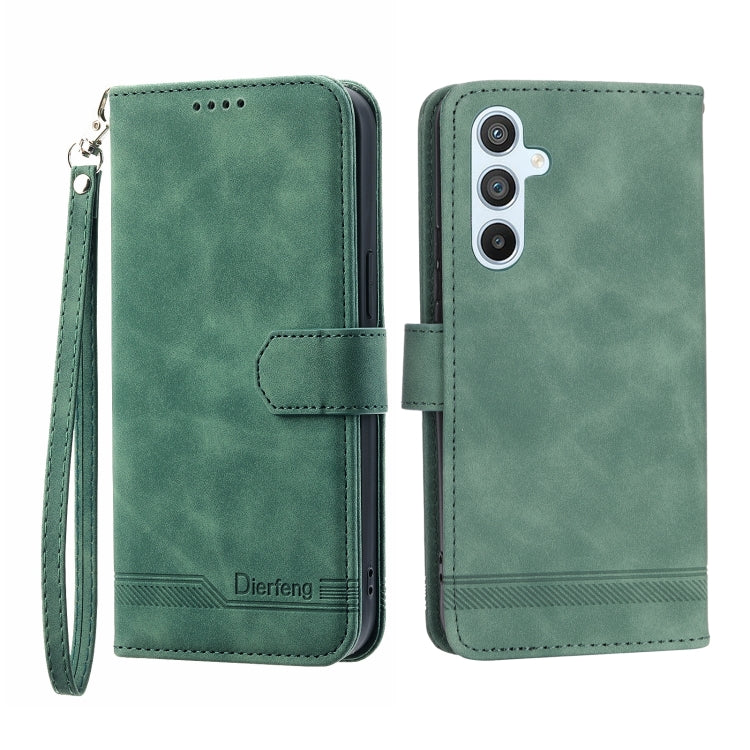 Dierfeng Dream Line TPU + PU Leather Phone Case, For Samsung Galaxy A33, For Samsung Galaxy A22e 5G JP Version, For Samsung Galaxy A14, For Samsung Galaxy A54, For Samsung Galaxy A34, For Samsung Galaxy S20 FE, For Samsung Galaxy S21 5G                ...