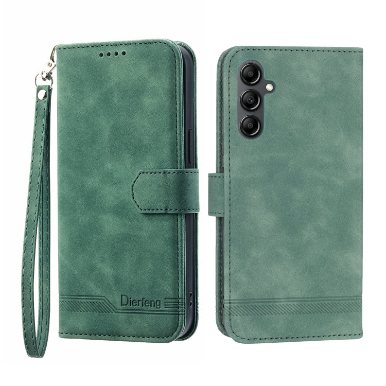Dierfeng Dream Line TPU + PU Leather Phone Case, For Samsung Galaxy A33, For Samsung Galaxy A22e 5G JP Version, For Samsung Galaxy A14, For Samsung Galaxy A54, For Samsung Galaxy A34, For Samsung Galaxy S20 FE, For Samsung Galaxy S21 5G                ...