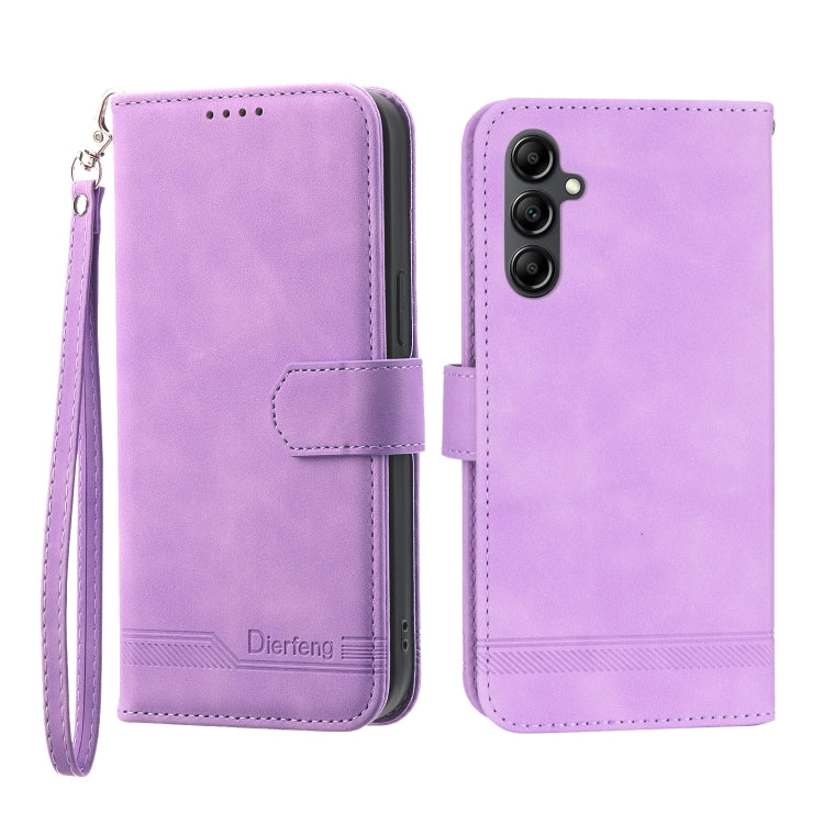 Dierfeng Dream Line TPU + PU Leather Phone Case, For Samsung Galaxy A33, For Samsung Galaxy A22e 5G JP Version, For Samsung Galaxy A14, For Samsung Galaxy A54, For Samsung Galaxy A34, For Samsung Galaxy S20 FE, For Samsung Galaxy S21 5G                ...