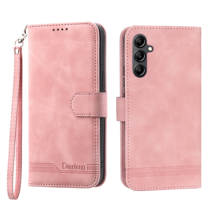 Dierfeng Dream Line TPU + PU Leather Phone Case, For Samsung Galaxy A33, For Samsung Galaxy A22e 5G JP Version, For Samsung Galaxy A14, For Samsung Galaxy A54, For Samsung Galaxy A34, For Samsung Galaxy S20 FE, For Samsung Galaxy S21 5G                ...