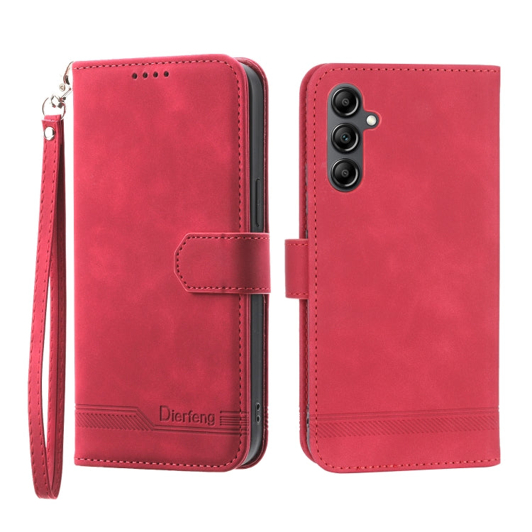 Dierfeng Dream Line TPU + PU Leather Phone Case, For Samsung Galaxy A33, For Samsung Galaxy A22e 5G JP Version, For Samsung Galaxy A14, For Samsung Galaxy A54, For Samsung Galaxy A34, For Samsung Galaxy S20 FE, For Samsung Galaxy S21 5G                ...