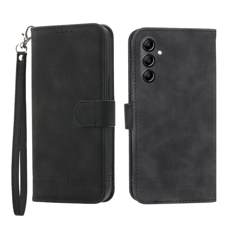 Dierfeng Dream Line TPU + PU Leather Phone Case, For Samsung Galaxy A33, For Samsung Galaxy A22e 5G JP Version, For Samsung Galaxy A14, For Samsung Galaxy A54, For Samsung Galaxy A34, For Samsung Galaxy S20 FE, For Samsung Galaxy S21 5G                ...