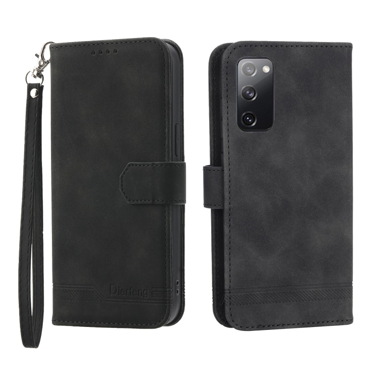 Dierfeng Dream Line TPU + PU Leather Phone Case, For Samsung Galaxy A33, For Samsung Galaxy A22e 5G JP Version, For Samsung Galaxy A14, For Samsung Galaxy A54, For Samsung Galaxy A34, For Samsung Galaxy S20 FE, For Samsung Galaxy S21 5G                ...