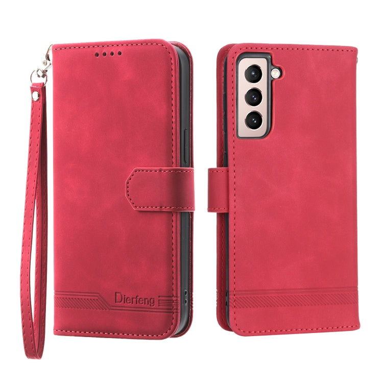 Dierfeng Dream Line TPU + PU Leather Phone Case, For Samsung Galaxy A33, For Samsung Galaxy A22e 5G JP Version, For Samsung Galaxy A14, For Samsung Galaxy A54, For Samsung Galaxy A34, For Samsung Galaxy S20 FE, For Samsung Galaxy S21 5G                ...
