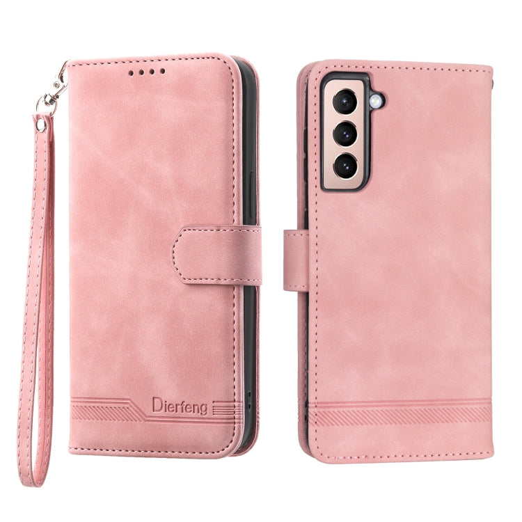 Dierfeng Dream Line TPU + PU Leather Phone Case, For Samsung Galaxy A33, For Samsung Galaxy A22e 5G JP Version, For Samsung Galaxy A14, For Samsung Galaxy A54, For Samsung Galaxy A34, For Samsung Galaxy S20 FE, For Samsung Galaxy S21 5G                ...