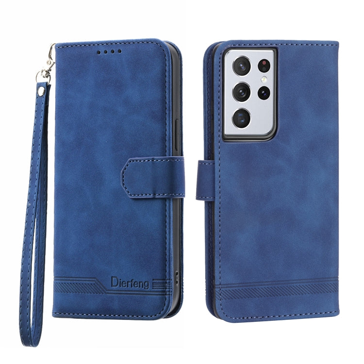 Dierfeng Dream Line TPU + PU Leather Phone Case, For Samsung Galaxy S21 Ultra 5G, For Samsung Galaxy S21 FE 5G, For Samsung Galaxy S22 5G, For Samsung Galaxy S22+ 5G, For Samsung Galaxy S22 Ultra 5G, For Samsung Galaxy S23 5G                           ...