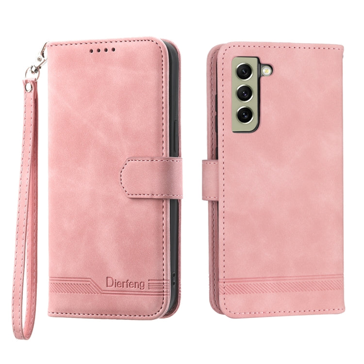 Dierfeng Dream Line TPU + PU Leather Phone Case, For Samsung Galaxy S21 Ultra 5G, For Samsung Galaxy S21 FE 5G, For Samsung Galaxy S22 5G, For Samsung Galaxy S22+ 5G, For Samsung Galaxy S22 Ultra 5G, For Samsung Galaxy S23 5G                           ...