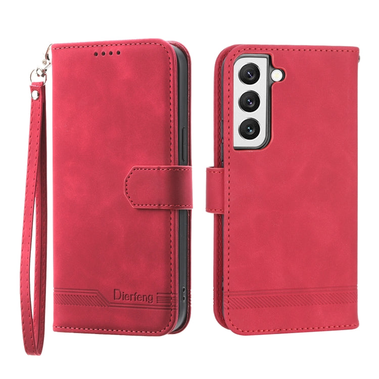 Dierfeng Dream Line TPU + PU Leather Phone Case, For Samsung Galaxy S21 Ultra 5G, For Samsung Galaxy S21 FE 5G, For Samsung Galaxy S22 5G, For Samsung Galaxy S22+ 5G, For Samsung Galaxy S22 Ultra 5G, For Samsung Galaxy S23 5G                           ...